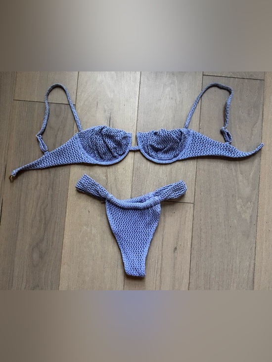 Montce Other - Montce Lavender Crochet Bikini Set
